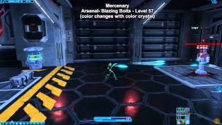 SWTOR MercenaryCommando 30 New ability animations [upl. by Merridie963]