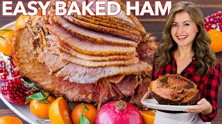 Baked Ham with Brown Sugar Apricot Honey Glaze [upl. by Nedia133]