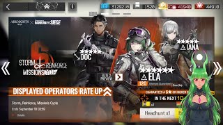 Arknights Rainbow Six Seige Collab Headhunting Rolls [upl. by Akoyin]