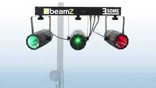 BeamZ 3SOME LED Moonflower Laser Light [upl. by Aremmat687]