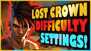 Prince of Persia Lost Crown DIFFICULTY SETTINGS [upl. by Lerrud623]