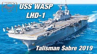 Talisman Sabre 2019  USS Wasp LHD1 visits Australia [upl. by Nedroj]