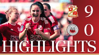 Match Highlights Swindon Town Women vs Southampton Women [upl. by Doran]