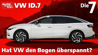 VW ID7 Die 700km Luxuslimo aus Wolfsburg I auto motor und sport [upl. by Auof856]