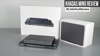 Khadas Mind Mini PC Modular Workstation Review [upl. by Lyrahc]