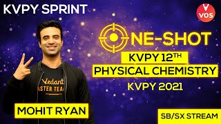 ONE SHOT KVPY 12th Physical Chemistry  SBSX STREAM  KVPY 2021 Exam Preparation  Mohit Sir  VOS [upl. by Nairrad910]