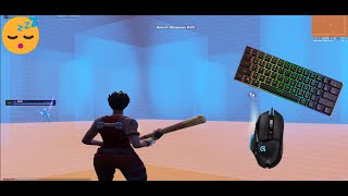 Gk61 With Holy Pandas Chill 😍keyboard and Mouse Sounds ASMR 😴 Fortnite Box Fights Gameplay [upl. by Colet]