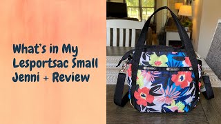 What’s in My Lesportsac Small Jenni in Alameda  Review [upl. by Etteluap]