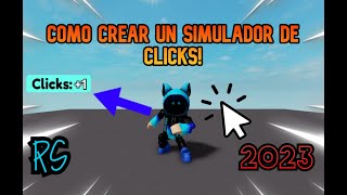 Como crear un simulador de Clicks en Roblox Studio [upl. by Hanoy541]