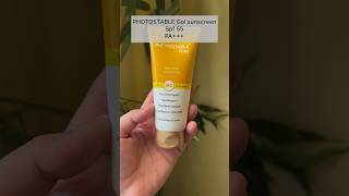 Photostable Gold SPF55 Sunscreen  Review sunscreen spf55 bestsunscreenforface ytshorts shorts [upl. by Glynias]