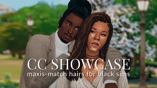 180 maxismatch hairs for black sims  the sims 4 [upl. by Lemak]