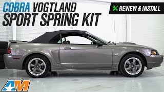 19942004 Mustang GT Cobra Vogtland Sport Spring Kit Review amp Install [upl. by Rimola536]