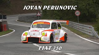 43°HILLCLIMB BUZETSKI DANI 2024  JOVAN PERUNOVIC  FIAT 750  BY BELLUNOVIDEO [upl. by Urbani]