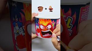 Samyang Spicy Noodle X ANGER Inside Out 2 redraw  Paper DIY insideout2 papercraft trending [upl. by Hagep]