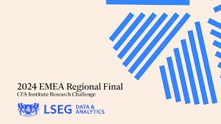 2024 EMEA Research Challenge Regional Finals [upl. by Russ]