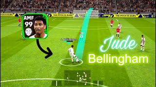 99 Rated Jude Bellingham Review  POTW  eFootball 2023 mobile [upl. by Milano237]