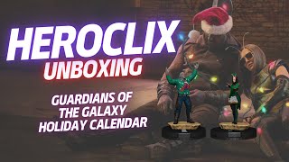 HeroClix  Unboxing  The Guardians of the Galaxy Holiday Calendar [upl. by Maximilian142]