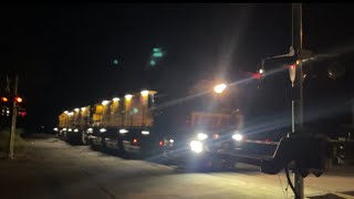 Loram rail grinder over NYSampW [upl. by Dynah682]