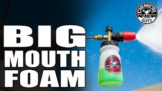 How To Get TONS Of Suds With Foam Cannon  Chemical Guys Big Mouth Foam Cannon [upl. by Pinette291]