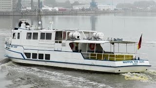 WAPPEN VON JUIST DCCF MMSI 211226850 passenger ferry Emden sealock Personenfähre [upl. by Quin]