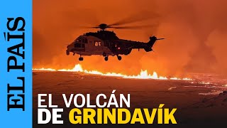 ISLANDIA  Entra en erupción un VOLCÁN cerca de Grindavík al sur del país  EL PAÍS [upl. by Fineberg]