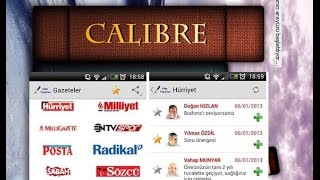 Calibre ile Kindlea Günlük Haber Köşe Yazısı Yollama Send news to Kindle [upl. by Nisior]