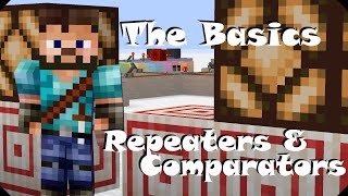 Redstone Basics  Repeaters And Comparators  Minecraft Tutorial [upl. by Madlen547]