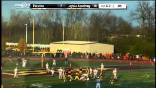 Loyola Academy K 19 Mike Kurzydlowski 24 ampard FG in the 4th Quarter [upl. by Joellyn]