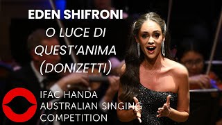 2024 Eden Shifroni soprano ASC Finals Concert second performance Donizetti [upl. by Ellerahc]