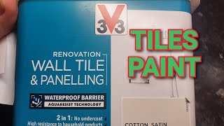 Tiles renovating paint V33 Undercoat not required [upl. by Deloria]