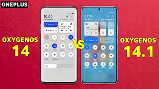 OXYGEN OS 14 vs OXYGEN OS OS 141 COMPARISON 😍  Same But Different 😁 [upl. by Akerdnahs]