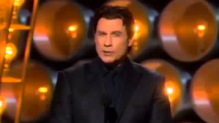 JOHN TRAVOLTA THE BIGGEST OSCAR FAIL EVER Idina Menzel BUTCHERED [upl. by Marita]