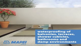 Mapelastic Aqua Defense  Flexible Liquid Membrane for Waterproofing [upl. by Rentsch]