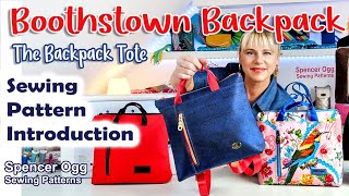 Boothstown Backpack Sewing Pattern Introduction From Spencer Ogg [upl. by Evelinn729]