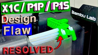 Fixing the X1 and P1 Defective Nozzle Wiper BambuLab [upl. by Atoked522]