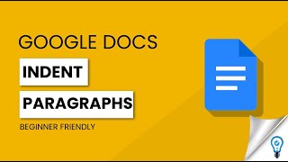 How to indent paragraphs in Google Docs [upl. by Netsryk550]