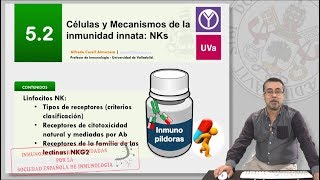 52 CÉLULAS Y MECANISMOS DE LA INMUNIDAD INNATA NKs [upl. by Stevana38]