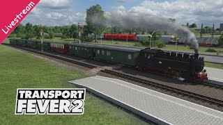 Twitch  TpF2  Schmalspur Nebenstrecke transportfever2 [upl. by Tronna]