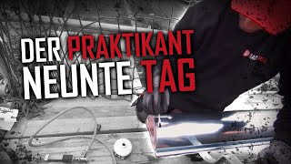 Dachdecker  Der Praktikant Der neunte Tag 🔥 Dachrinne montieren [upl. by Annelg492]