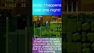 Sonic 1 happens during one night [upl. by Clorinda]