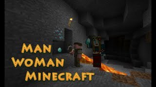 Man Woman Minecraft  E32 quotDungeons amp Diamondsquot S1 Survival Island [upl. by Dnallor765]