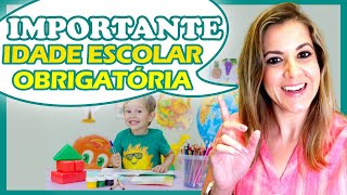 Importante Você Sabe a Idade Escolar Obrigatória [upl. by Ennoira]