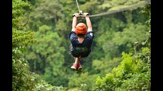 Zipline Costa RicaArenal [upl. by Annawt392]