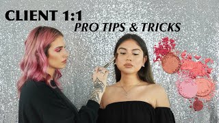 Client Makeup Application l Pro Artist Tips amp Tricks [upl. by Belding]