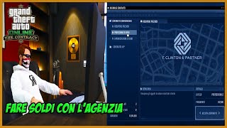 COME GUADAGNARE CON LAGENZIA DI GTA 5 ONLINE DEL DLC THE CONTRACT Anche se fa cagare GTA 5 ITA [upl. by Ilana941]