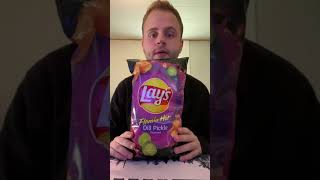 Flamin’ Hot Dill Pickle Lay’s chip Review [upl. by Drarehs]