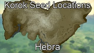 Breath of the Wild Korok Seed Guide  Hebra [upl. by Karyn]