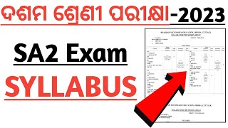 10th class sa2 syllabus 2023  Class 10 sa2 exam question answer 2023 [upl. by Oilcareh]