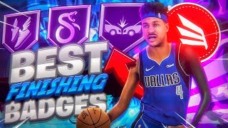 the BEST FINISHING BADGES in NBA 2K22 [upl. by Ratcliff811]