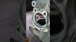 Quick and clean wheel bearing replacement hardwork mechanical [upl. by Papotto]